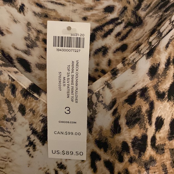 Chico’s V neck Pullover - Picture 3 of 8